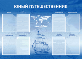 Стенд-уголок "Юный путешественник" - fgospostavki.ru - Лобня