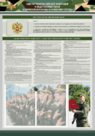 Стенд-уголок "Конституция Российской Федерации и Федеральный закон "О воинской обязанности и военной службе" - fgospostavki.ru - Лобня