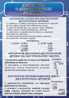 Стенд "Действия с десятичными дробями" - fgospostavki.ru - Лобня