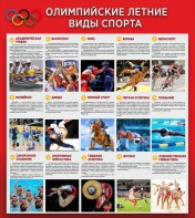 Стенд "Олимпийские летние виды спорта" - fgospostavki.ru - Лобня