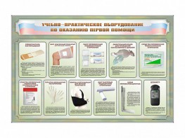 Стенды "Учебно-практическое оборудование по оказанию первой помощи" - fgospostavki.ru - Лобня