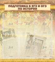 Стенд "Подготовка к ЕГЭ и ОГЭ по истории (6 карманов)" - fgospostavki.ru - Лобня