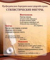 Стенд "Стилистические фигуры" Вариант 1 - fgospostavki.ru - Лобня