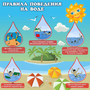 Стенд "Правила поведения на воде" - fgospostavki.ru - Лобня